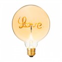 Bombilla LED decorativa Love E27 2W