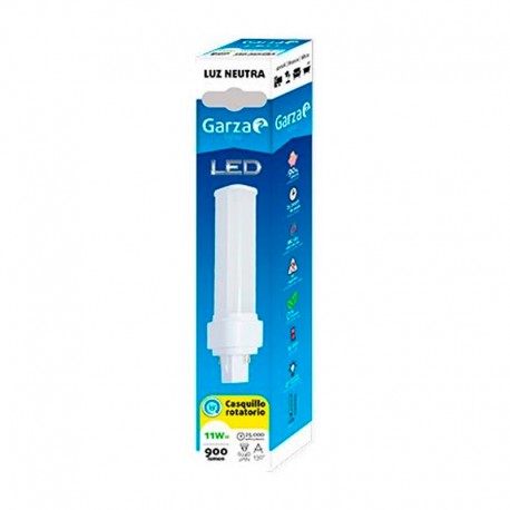 Bombilla LED G24 2 pin 11W 900lm 4000K Garza