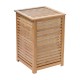 Pongotodo de madera de bambú para ropa sucia