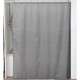 Cortina de poliéster gris para baño 180x200cm