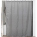 Cortina de poliéster gris para baño 180x200cm