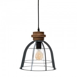 Lámpara colgante de metal 25cm 40W Factory