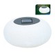 Lámpara solar LED con forma de piedra 15x7cm