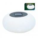Lámpara solar LED con forma de piedra 15x7cm