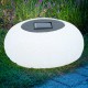 Lámpara solar LED con forma de piedra 15x7cm