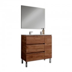 Mueble de baño Kotor tabaco 100cm