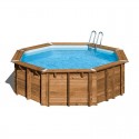 Piscina redonda de madera Ananas Gre
