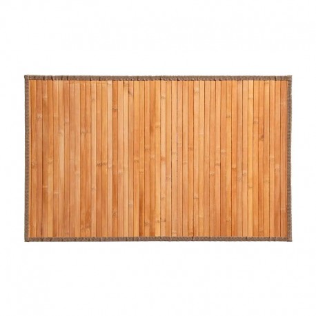 Alfombra de bambú natural/polipropileno/poliéster 50x80cm