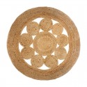 Alfombra de yute natural calada 80cm