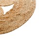 Alfombra de yute natural calada 80cm