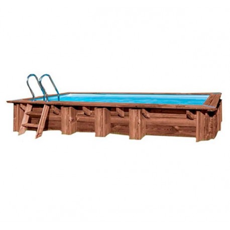 Piscina rectangular de madera Mango Sunbay Gre