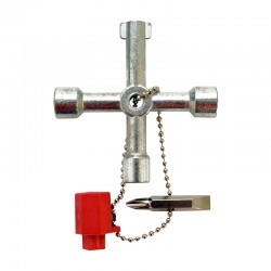 Llave múltiple para armarios de control de agua/luz/gas