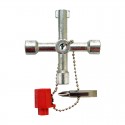 Llave múltiple para armarios de control de agua/luz/gas