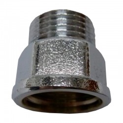 Racor marsella de latón cromado 1/2"