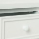 Consola recibidor de madera con 2 cajones blanca