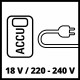 Compresor híbrido cable/batería Pressito Einhell