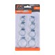 Abrazadera de acero para manguera de 20 a 32mm 8 uds.