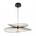 Lámpara colgante de metal/polietileno/PVC negra E27 40W Alara
