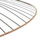 Lámpara colgante de metal/polietileno/PVC negra E27 40W Alara