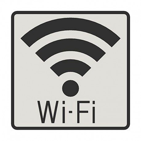Cartel de Wi-Fi 120x120cm