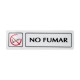 Cartel de No Fumar 163x45cm