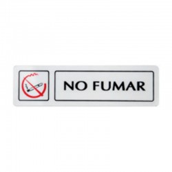 Cartel de No Fumar 163x45cm
