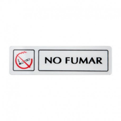 Cartel de No Fumar 163x45cm