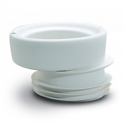 Manguito excéntrico de inodoro recto 96-114mm