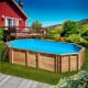 Piscina ovalada de madera Orange Sunbay Gre