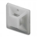 Soporte adhesivo para cables 20x20x6mm 20uds.