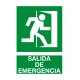 Cartel de Salida de Emergencia a la derecha 21x29,7cm