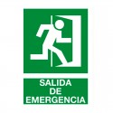 Cartel de Salida de Emergencia a la derecha 21x29,7cm