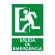 Cartel de Salida de Emergencia a la izquierda 21x29,7cm