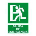 Cartel de Salida de Emergencia a la izquierda 21x29,7cm