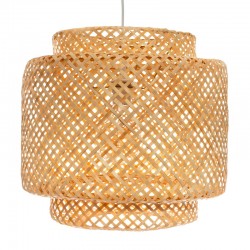 Lámpara colgante de bambú 1L 40cm 40W Liby