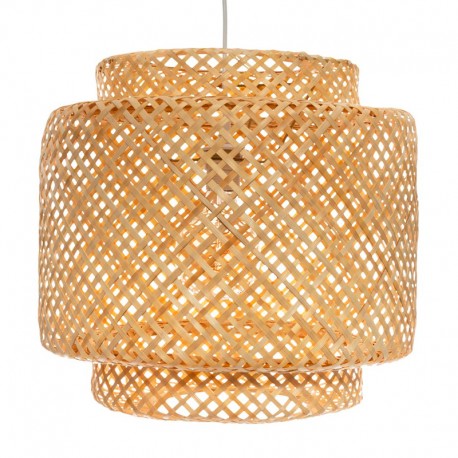 Lámpara colgante de bambú 1L 40cm 40W Liby