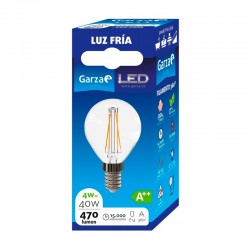 Bombilla esférica LED E14 4W 470lm 5000K