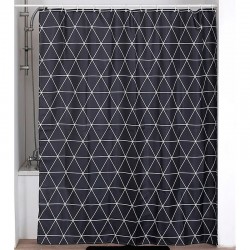 Cortina de baño de poliéster 180x200cm Osaka
