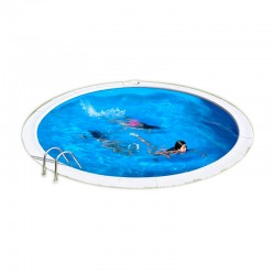 Piscina redonda enterrada de acero Madagascar Gre