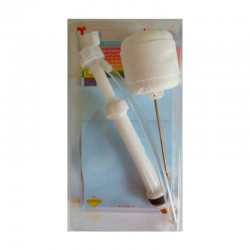 Grifo de cisterna inodoro vertical con boya graduable 3/8"