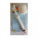 Grifo de cisterna inodoro vertical con boya graduable 3/8"