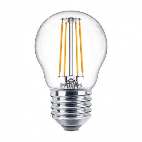 Bombilla esférica LED E27 4,3W 470lm 4000K