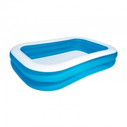 Piscina hinchable rectangular de aros 262x175x51cm