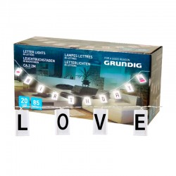 Guirnaldas de letras LED con 85 letras/signos 2,2m