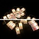 Guirnaldas de letras LED con 85 letras/signos 2,2m