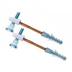 Juego de 2 tornillos para fijación inodoro bidé lateral M6x100mm