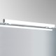Aplique LED cromo Drop para espejo de baño 14W 1300lm 60cm