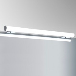 Aplique LED cromo Drop para espejo de baño 14W 1300lm 60cm