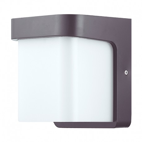 Aplique de pared exterior gris antracita E27 18W Sabik