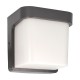 Aplique de pared exterior gris antracita E27 18W Sabik